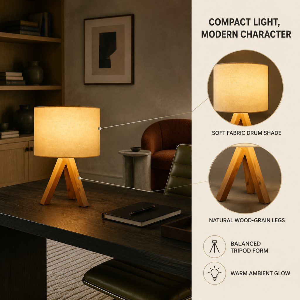 Feature callout infographic - compact light modern character